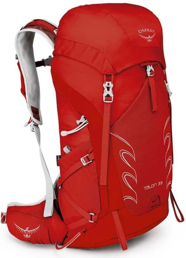 Osprey Talon 33 Red Hiking Bag For Men 4 Osprey Talon 33 Red Hiking Bag For Men - Image 4