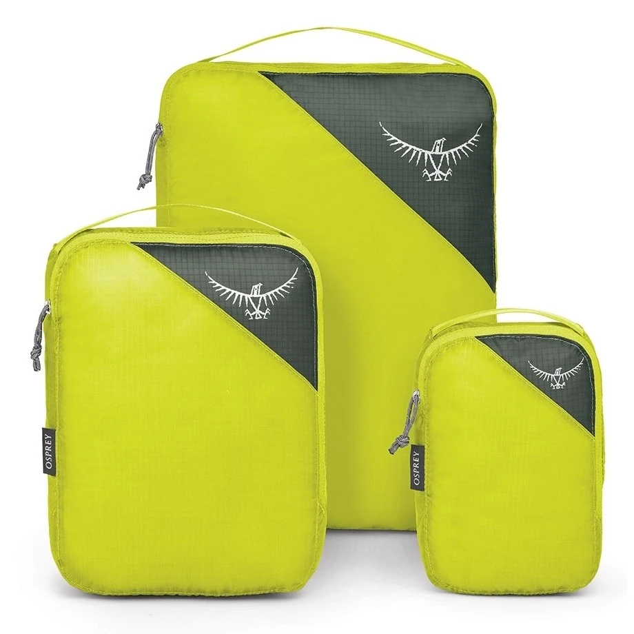 Osprey Ultralight Packing Cube - Electric Lime - Set S/M/L 2 Osprey Ultralight Packing Cube - Electric Lime - Set S/M/L - Image 2