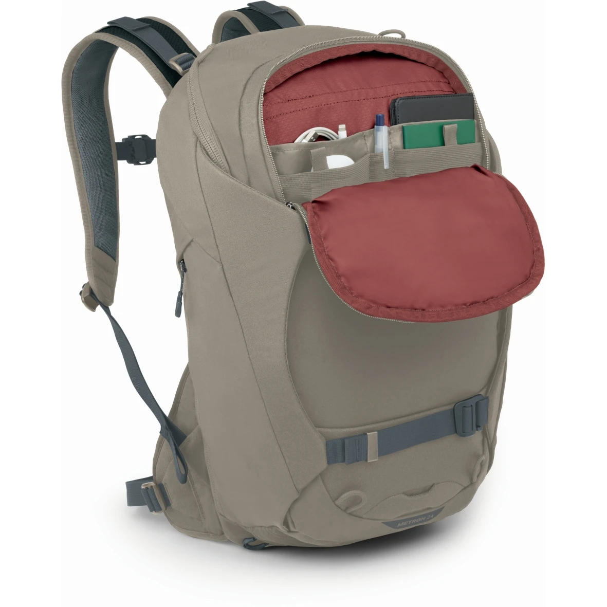 Osprey Metron 24 Backpack - Tan Concrete 5 Osprey Metron 24 Backpack - Tan Concrete - Image 5
