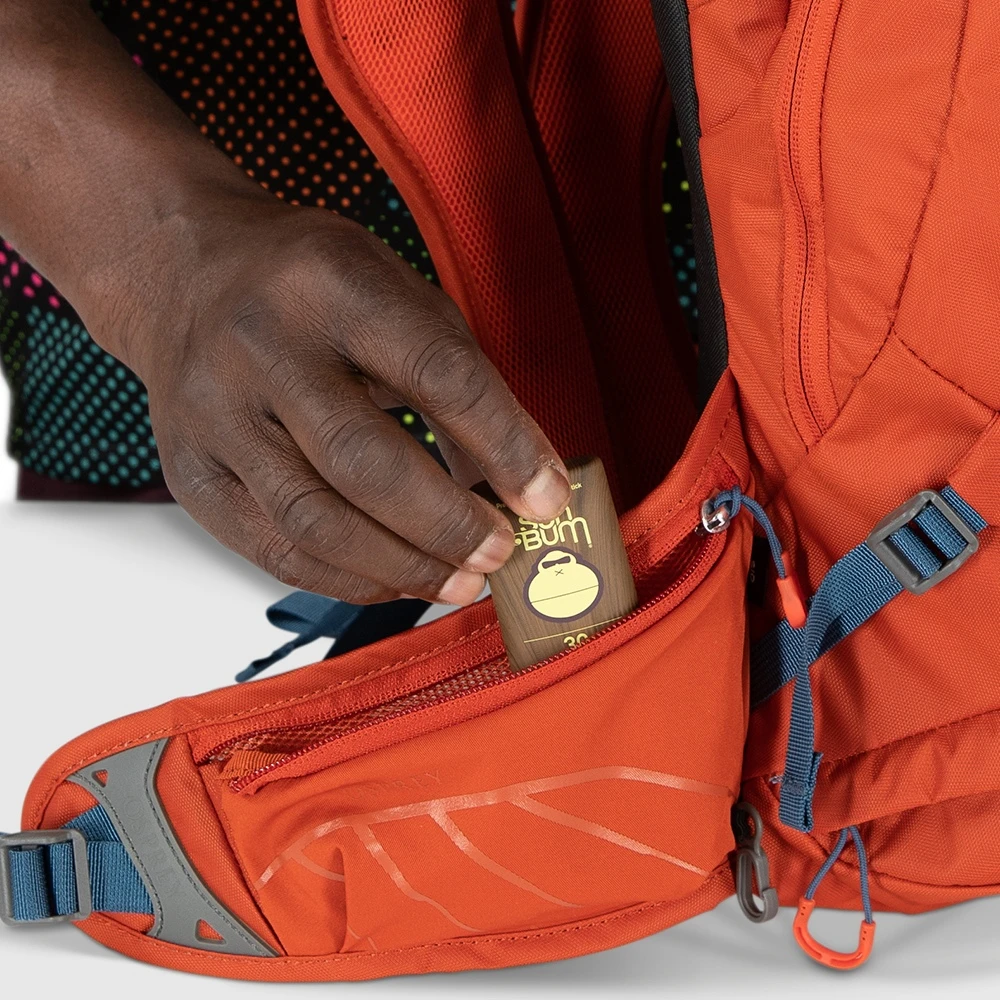 Osprey Raptor 10 Backpack + Hydration Pack - Firestarter Orange 10 Osprey Raptor 10 Backpack + Hydration Pack - Firestarter Orange - Image 10