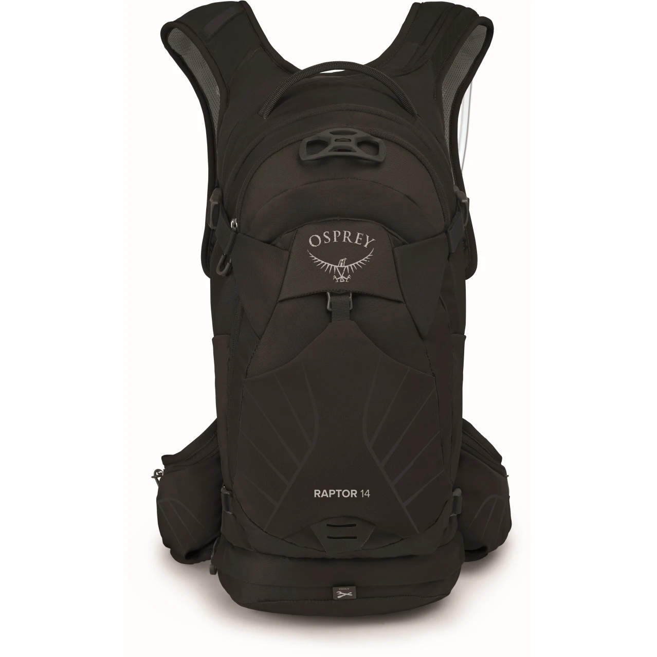 Osprey Raptor 14 Backpack + Hydration Pack - Black 2 Osprey Raptor 14 Backpack + Hydration Pack - Black - Image 2