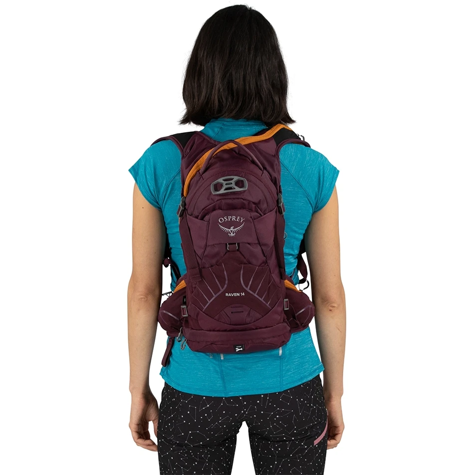Osprey Raven 14 Women's Backpack + Hydration Bladder - Aprium Purple 6 Osprey Raven 14 Women's Backpack + Hydration Bladder - Aprium Purple - Image 6
