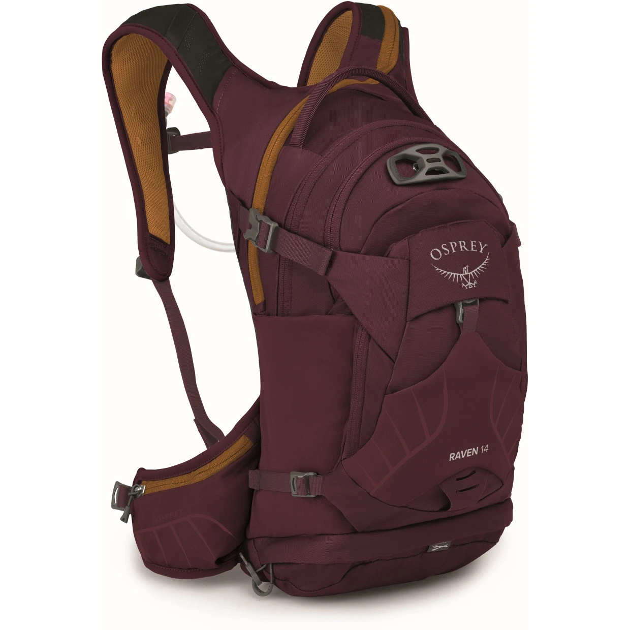 Osprey Raven 14 Women's Backpack + Hydration Bladder - Aprium Purple 1 Osprey Raven 14 Women's Backpack + Hydration Bladder - Aprium Purple