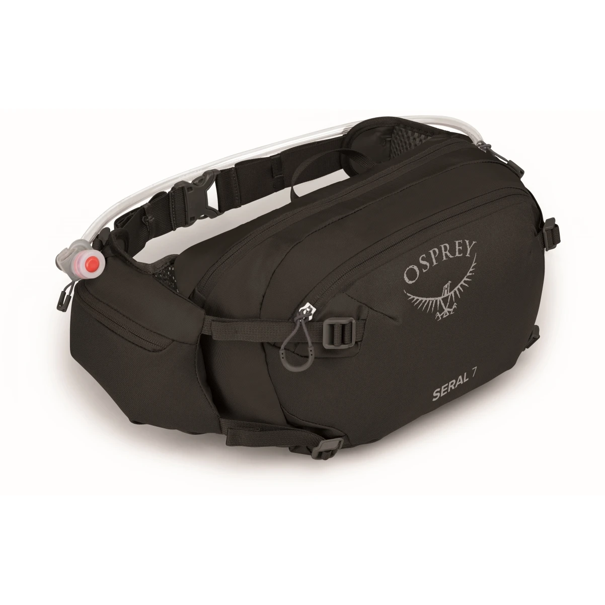 Osprey Seral 7 Waist Pack + Hydration Bladder - Black 1 Osprey Seral 7 Waist Pack + Hydration Bladder - Black